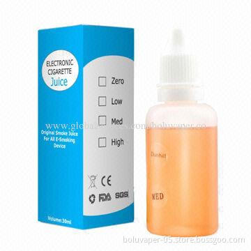 E-liquid for Electronic Cigarettes, Available in Various Flavors